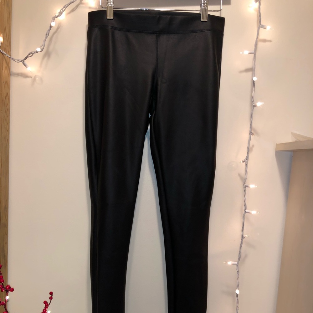 Express leather pants